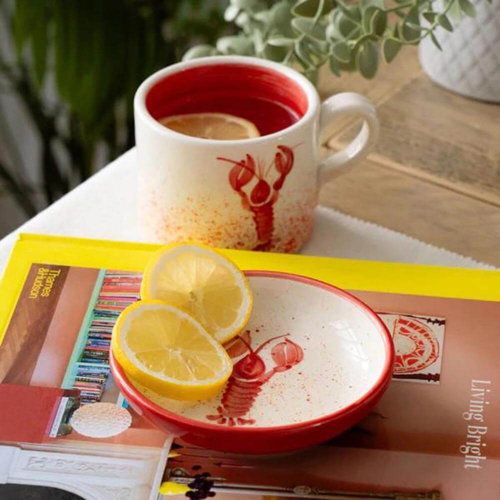 Selbrae House Hand Crafted Mini Ceramic Dish Red Lobster